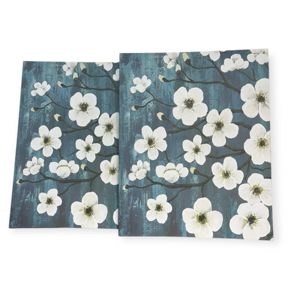 Set‎ of 2 Canvas Print Cherry Blossom Pictures 16x20